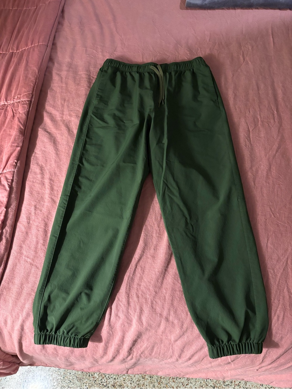 Outdoor Voices Green Track Joggers